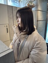 EMANON【ブリーチなしカラー/髪質改善/縮毛矯正/ブリーチ縮毛矯正】&nbsp;福岡天神　ブリーチなしカラー　ダブルカラー　グレージュカラー