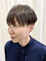 エダメ(EDAME)&nbsp;大人ショート/白髪カラー/刈り上げショート