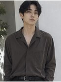 王道メンズニュアンスセンターパート