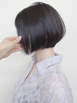 モリオフロムロンドン 原宿本店(morio from London) 【morio 原宿】丸みショートボブ ナチュラル グレージュ