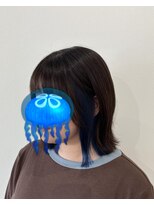 サロン(SALON)&nbsp;イヤリングカラー/ブルーカラー/デザインカラー