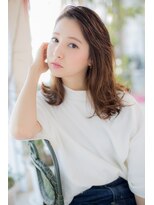 エヌアンドエーコンティ(N&A CONTi)&nbsp;クールビューティー×かきあげバング×鎖骨ミディアム