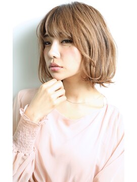 カラーワールド カンナヘアーメゾン(color world canna hair maison) colorworld☆ナチュリークフラッフィーボブ20代30代40代