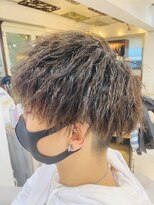 ロストシティ 横浜(LOST CITY)&nbsp;ツイストパーマ　ツーブロックスタイル　マッシュウルフ