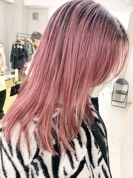 スー 渋谷(suu) ＊【SUN】ブリーチ必須☆ラベンダーよりのピンク◎モエ