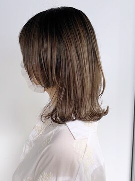 アイティーバイアルバム 松戸店(IT by ALBUM) シャドウルーツミディ_くすみブルーテラコッタ_ba350231