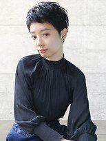 ヘアーアンジェ 伊達店(Hair ange)&nbsp;【イルミナカラー×髪質改善TR】耳かけショートスタイル