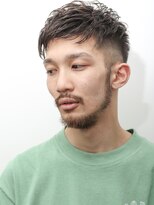 ルックグッドストア(LOOK GOOD STORE)&nbsp;ダークアッシュニュアンスパーマ韓国マッシュスペインカール 222