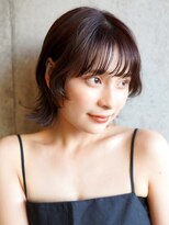 ラフィス ヘアー ロビン 名古屋店(La fith hair robin) 【La fith】ボブウルフ×チェリーピンク