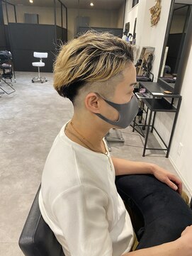 ナンバー(number+) 20代30代40代メンズショートフェードマッシュツーブロック