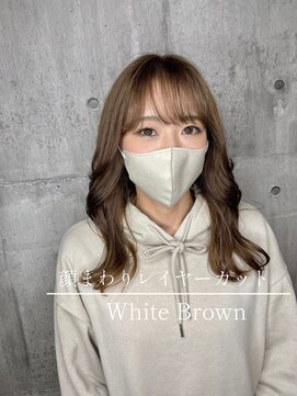 ハク(haku) ダブルカラー×レイヤーカット　髪質改善エステ