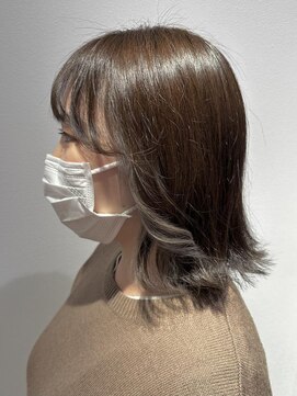 ネオヘアー 曳舟店(NEO Hair) イヤリングカラー/透明感ベージュ/デザインローライト/曳舟