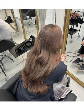 レアル 天王寺 阿倍野(REAL) ミルクティベージュ 天王寺/あべの/ブリーチ/ミルクティー