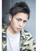 『力石サトシ』束感ショートツーブロックマッシュアップバング