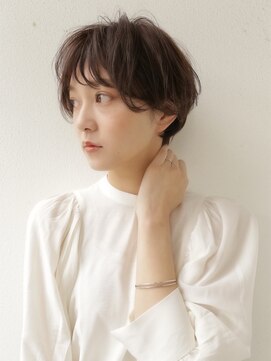 ラヴィズム 松崎店(LUVISM) ショートカット丸みショート耳掛けひし形小顔 10代20代30代