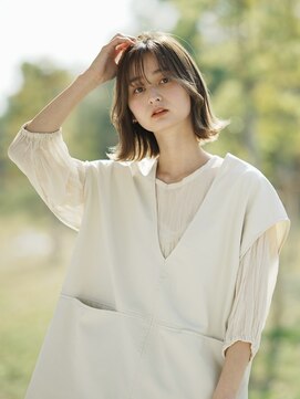 レゴヘアー(Lego Hair) 大人可愛い20代、30代ミディアム、外ハネスタイル