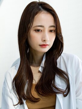 レノラ 本町(LENORA) レイヤーカット毛先カール毛先ワンカールミディアムレイヤー