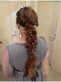 ふわふわ編み下ろしアレンジ