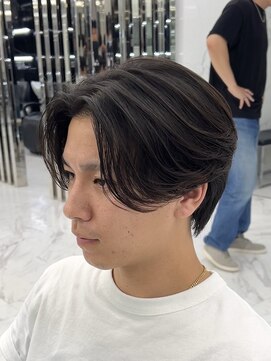 メンズヘアセンス 渋谷(MEN'S HAIR SENSE) センターパート/カルマパーマ/ニュアンスパーマ/ダークアッシュ