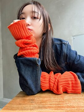 レニーバイエース(LANY by ACE) 【LANY 横浜】オレンジブラウン×外ハネ