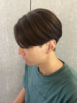 ニアウ 太田店(Niau) メンズナチュラルセンターパート質感重視ニュアンスパーマ