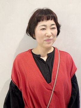 ラトリエコンタン(L´atelier Content) 【LatelierContent yumi】前下がりショート×くせっ毛