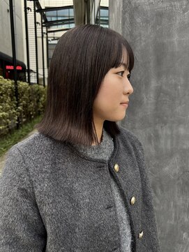 バレット 表参道(VALETTE) ショコラブラウン × 切りっぱなしボブ