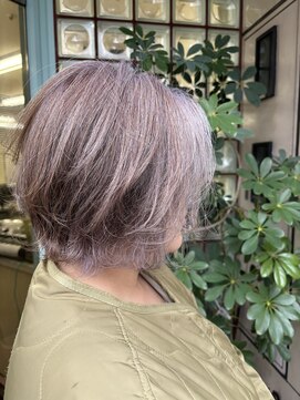 ヘアアートヒサ(HAIR ART hisa) 「RYOKO」304050代 脱白髪染め×インナーカラーハイライト