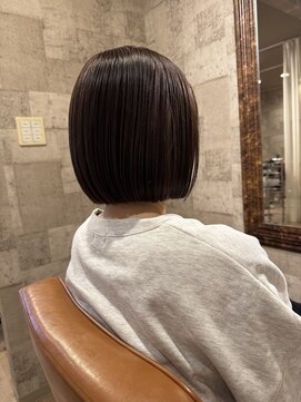 ヘアサロン アプリ(hair salon APPLI) 大人気☆人気No.1切りっぱなしボブ♪/オシャレインナーカラー