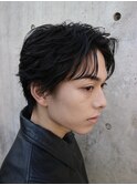 30代ビジネスセンターパートフェザーパーマニュアンスパーマ