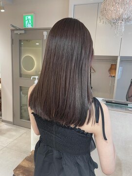 ネオリーブアイム 横浜西口店(Neolive aim) ロング 切りっぱなし グレージュ 透明感カラー s