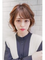 ギークス(GEEKS)&nbsp;【GEEKS渋谷】くびれボブ/春夏カラー/ライトベージュ/ボブウルフ