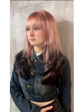 メゾン 心斎橋店(Maison) 心斎橋/ブリーチ/ダブルカラー/ピンク/エンドカラー