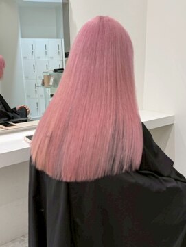 ベレーザシェルト(Beleza scelto) 14450ブリーチ＆ダブルカラーベビーピンクホワイトピンク