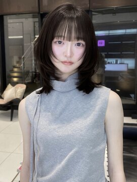 キーン 吉祥寺店(keen) #NANAKO ミディアムレイヤーカット