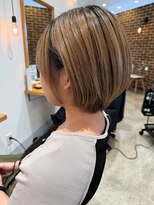 ヘアーエスクールステラ(hair S.COEUR stella) ショートボブ