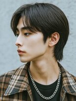 ルシードスタイルバレッタ フォーメン(LUCIDO STYLE BARRETTA for men) 韓国風センターパートミディアムレイヤー