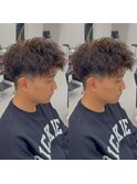 ツイストパーマショート