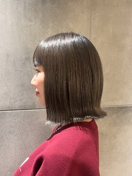 ブリーチなしグレージュ