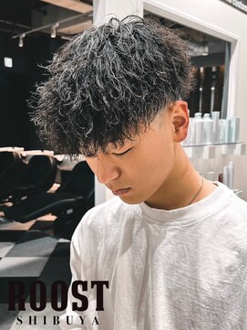 ルースト 渋谷店(ROOST) MEN’S HAIR/波巻ツイストスパイラル/フェザーパーマ/眉毛/渋谷
