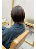 ブラウン×外はね
