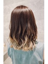 シーク センター南店(seek) フォギーベージュ×グラデーションカラー