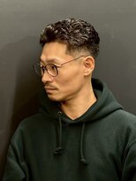 銀座 シノ 灯(shino HANARE)&nbsp;【ウェーブパーマ】オールバックヘア