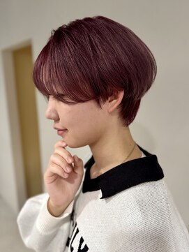 ペルソナ(PERSONA) ハイトーンピンク×マッシュショート