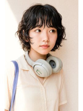 ラレイ ハラジュク(Lalei harajuku) 原宿マッシュウルフニュアンスパーマ20代女性30代女性大人女子