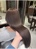 透明感カラーで大人可愛く！マロンベージュ