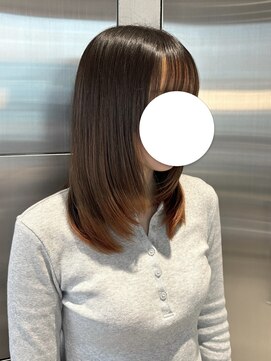 オーガニック リブ 川越(organic+live) 旬顔◎レイヤーミディ×春のエンズカラー