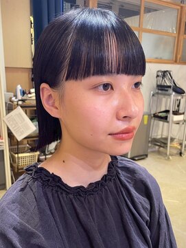 デュースヘア(DEUCE HAIR) レイヤーカットショートボブショートカット顔周りカット韓国30代