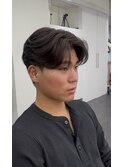 MEN’S/サーフカール/刈り上げセンターパート/髪質改善/渋谷