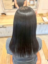 リグ ヘアアンドデザイン(LiG hair&design)&nbsp;自然なツヤ髪へ♪縮毛矯正ストレートロング